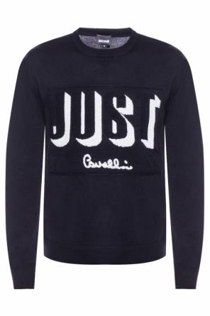 Sweter z wyszytym logo, zdjęcie 1 Sweter z wyszytym logo od Just Cavalli